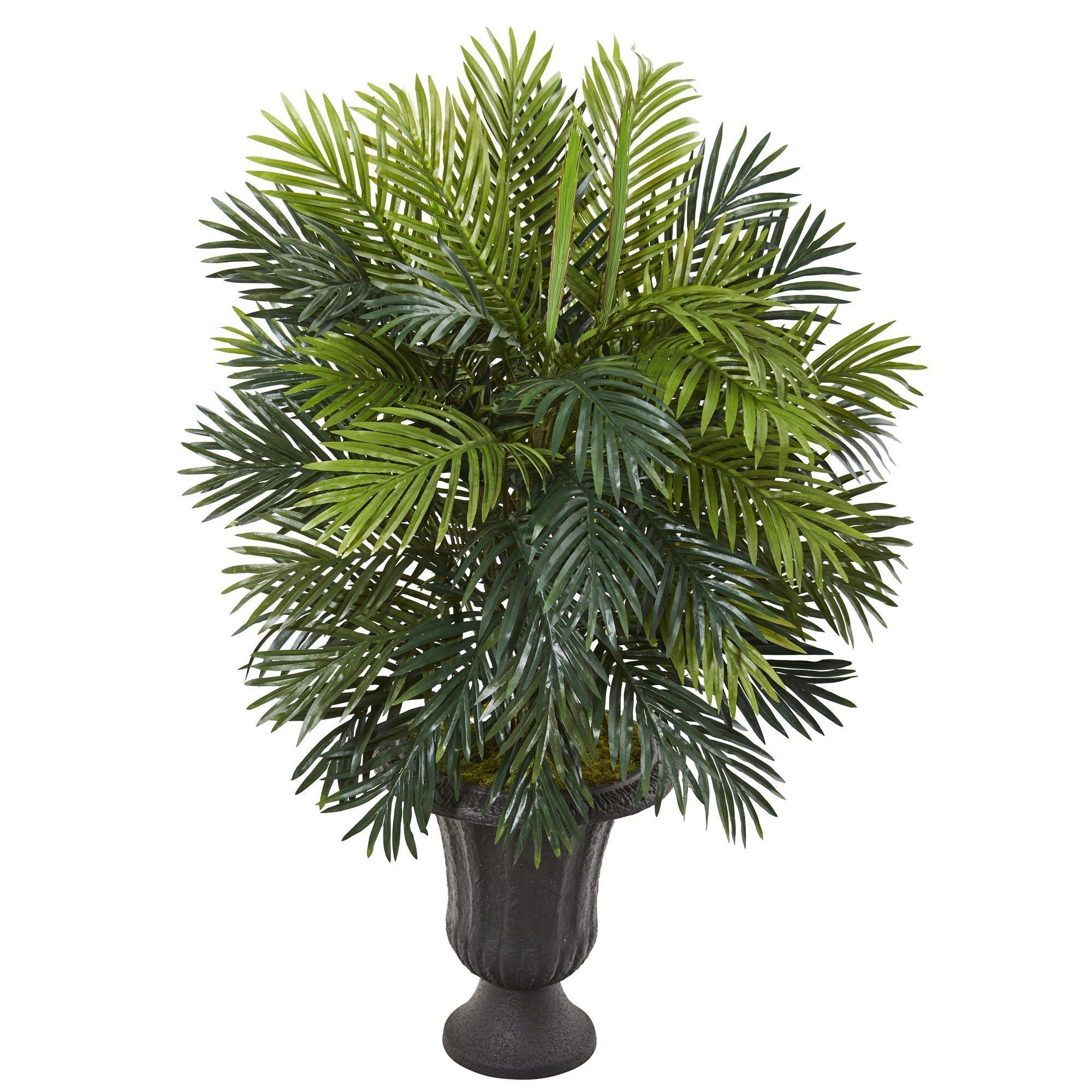 42” Areca Palm Artificial Plant in Decorative Brown Urn