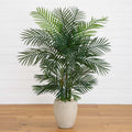 4.5’ Areca Palm Artificial Tree in Sand Colored Planter