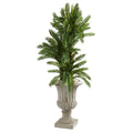 4.5’ Triple Cycas Artificial Plant in Urn