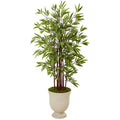 5’ Bamboo Artificial Tree in Decorative Urn