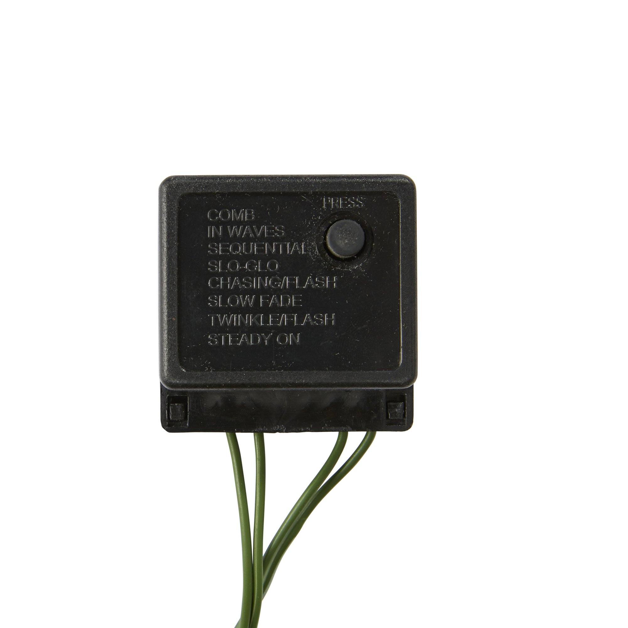 5' Manchester Fir Artificial Christmas Tree in Decorative Planter with 250 Clear Warm (Multifunction) LED Lights and 366 Bendable Branches