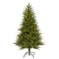 5’ Wisconsin Fir Artificial Christmas Tree with 250 Warm White LED Lights and 578 Bendable Branches