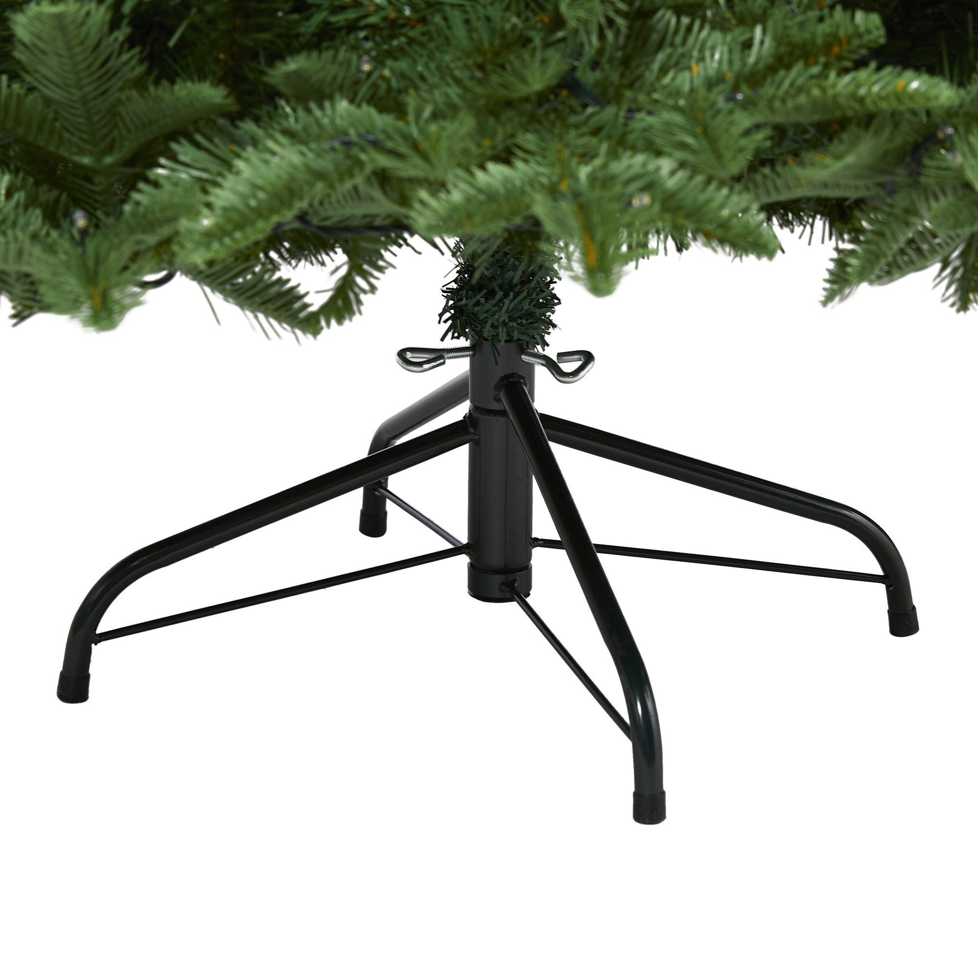 5’ Wyoming Fir Artificial Christmas Tree with 250 Clear LED Lights and 630 Bendable Branches