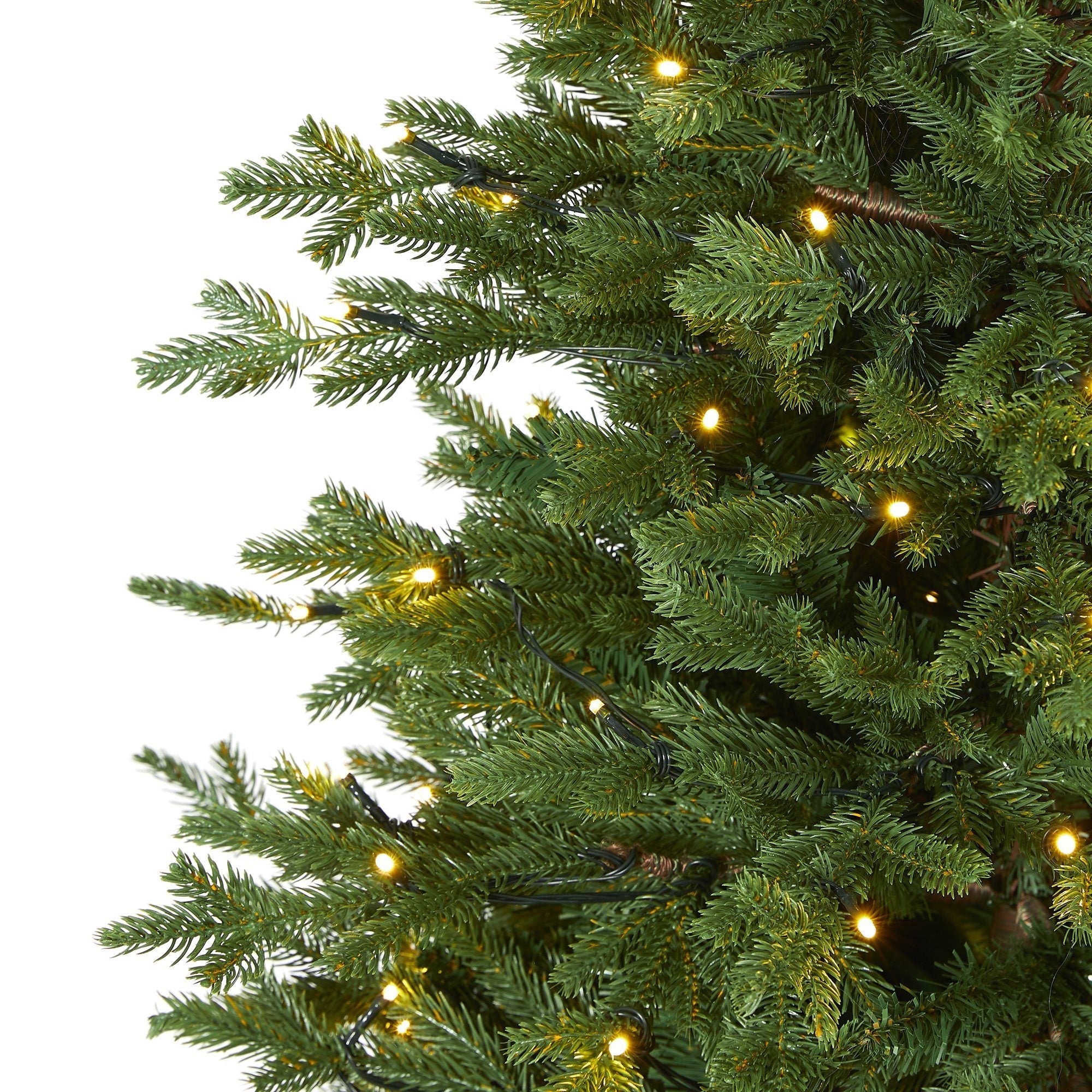 5’ Wyoming Spruce Artificial Christmas Tree with 300 Clear LED Lights and 773 Bendable Branches