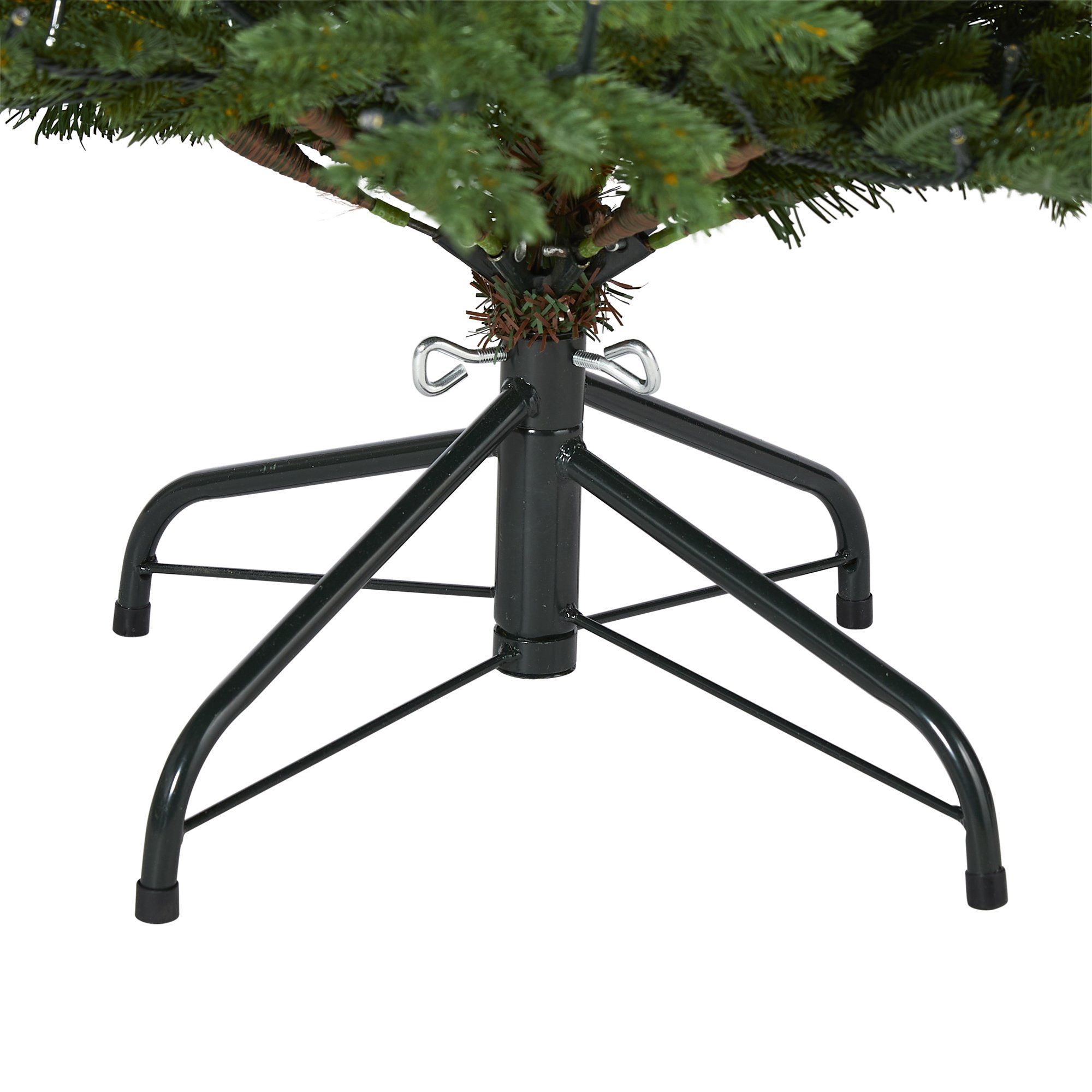 5’ Wyoming Spruce Artificial Christmas Tree with 300 Clear LED Lights and 773 Bendable Branches