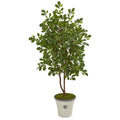 53” Oak Artificial Tree in Decorative Planter