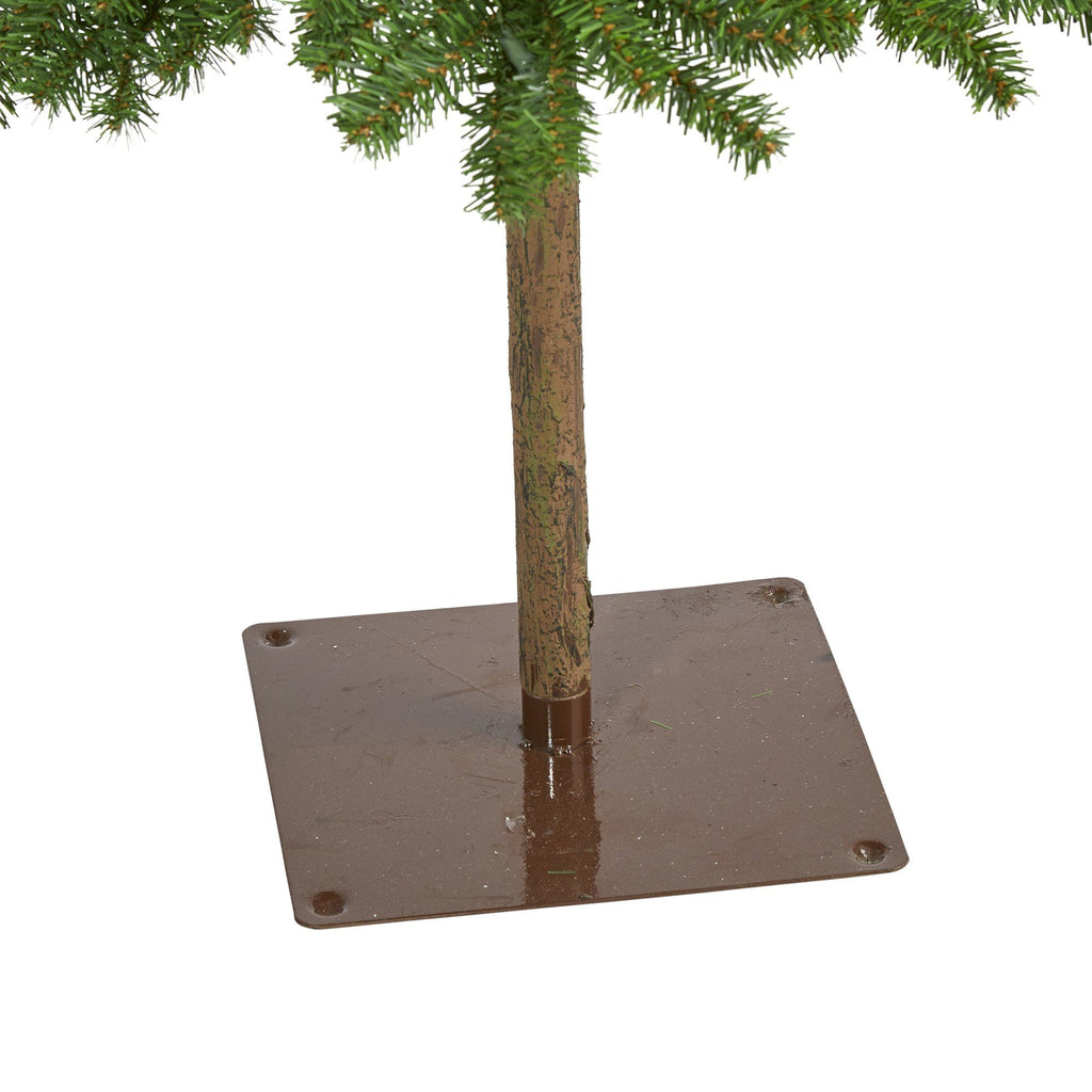 6' Alpine Artificial Christmas Tree with 200 Lights and 580 Bendable Branches