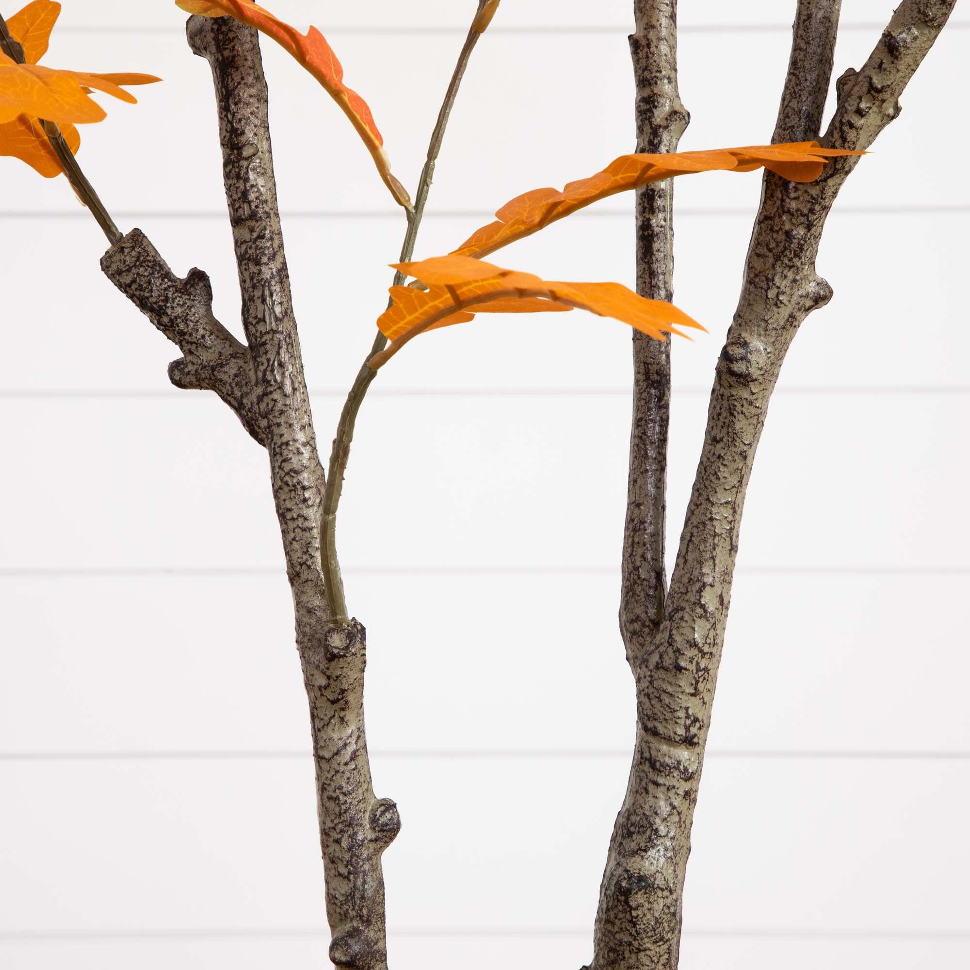 6' Artificial Autumn Oak Tree