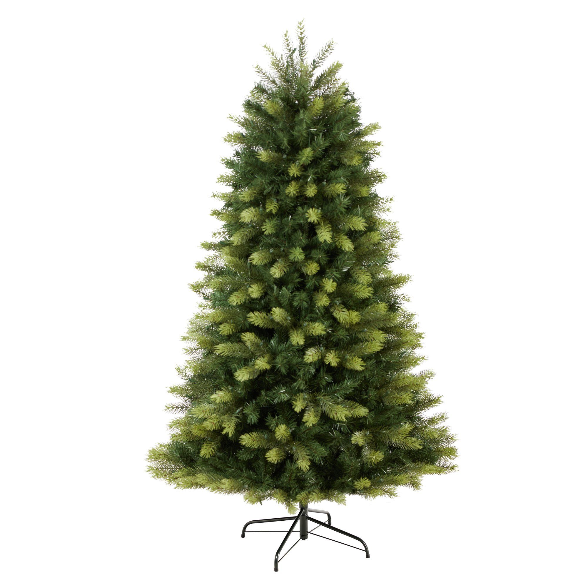 6' Aspen Mountain Fir Christmas Tree with 350 Clear LED Lights and 1110 Bendable Branches
