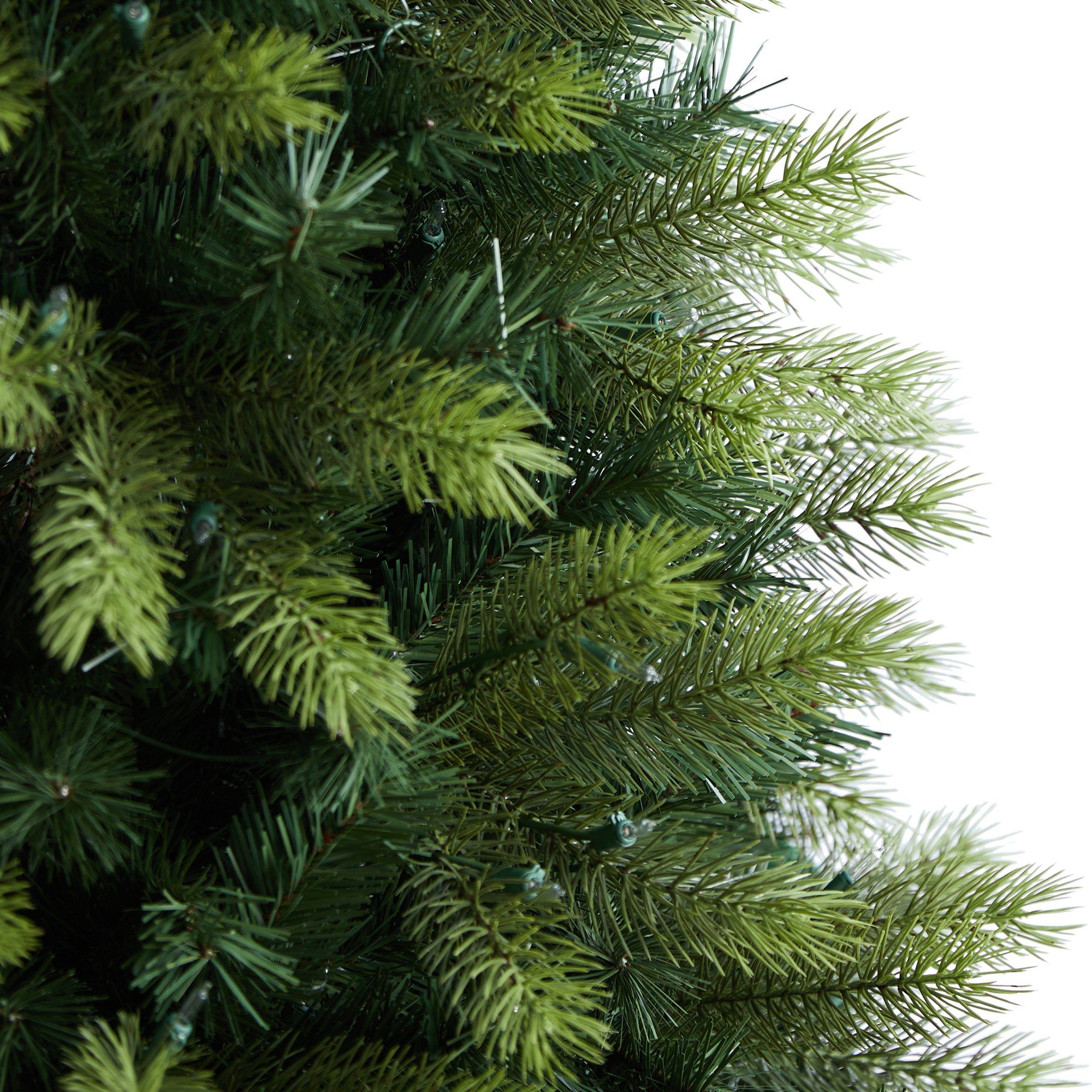 6' Aspen Mountain Fir Christmas Tree with 350 Clear LED Lights and 1110 Bendable Branches