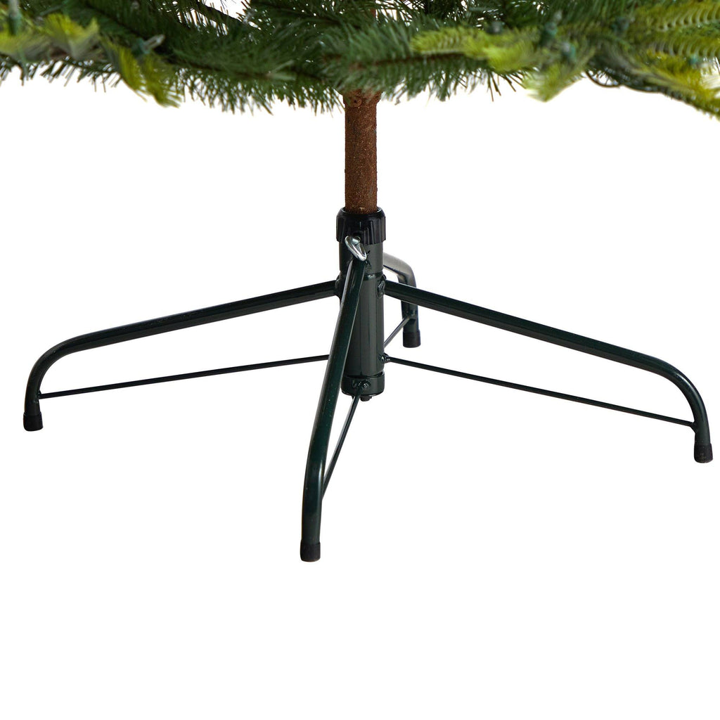 6' Barcelona Mountain Spruce Christmas Tree with 873 Bendable Branches and 450 Clear LED Lights