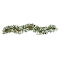 6' North Carolina Pine Artificial Christmas Garland with 30 Warm White LED Lights and Pinecones