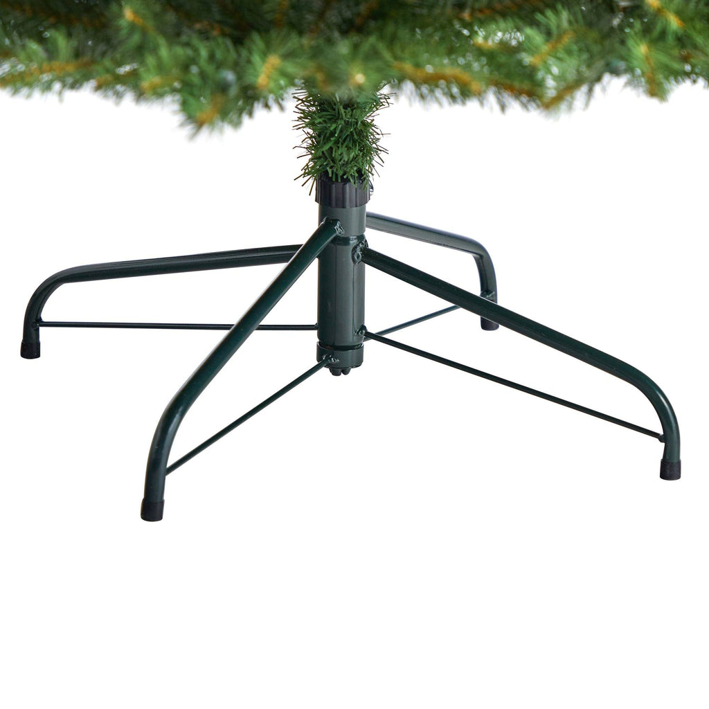 6' Norwegian Mountain Fir Christmas Tree with 1448 Bendable Branches and 400 Clear LED Lights