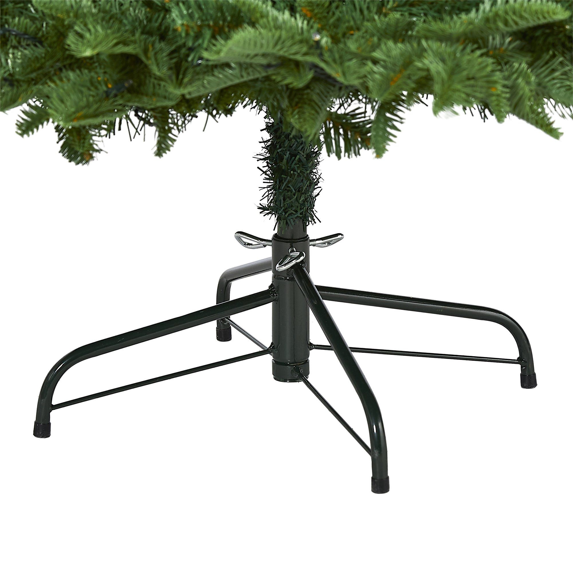 6’ Wyoming Fir Artificial Christmas Tree with 350 Clear LED Lights and 844 Bendable Branches