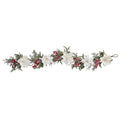 60” Frosted Magnolia & Berry Artificial Garland