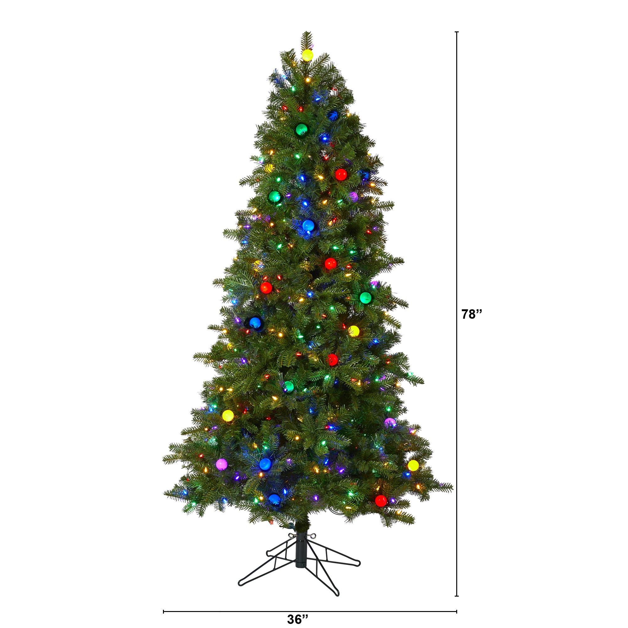 6.5' Montana Mountain Fir Artificial Christmas Tree