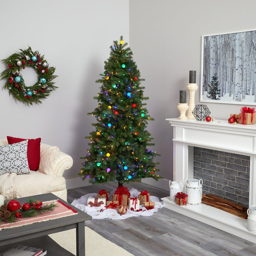 6.5' Montana Mountain Fir Artificial Christmas Tree