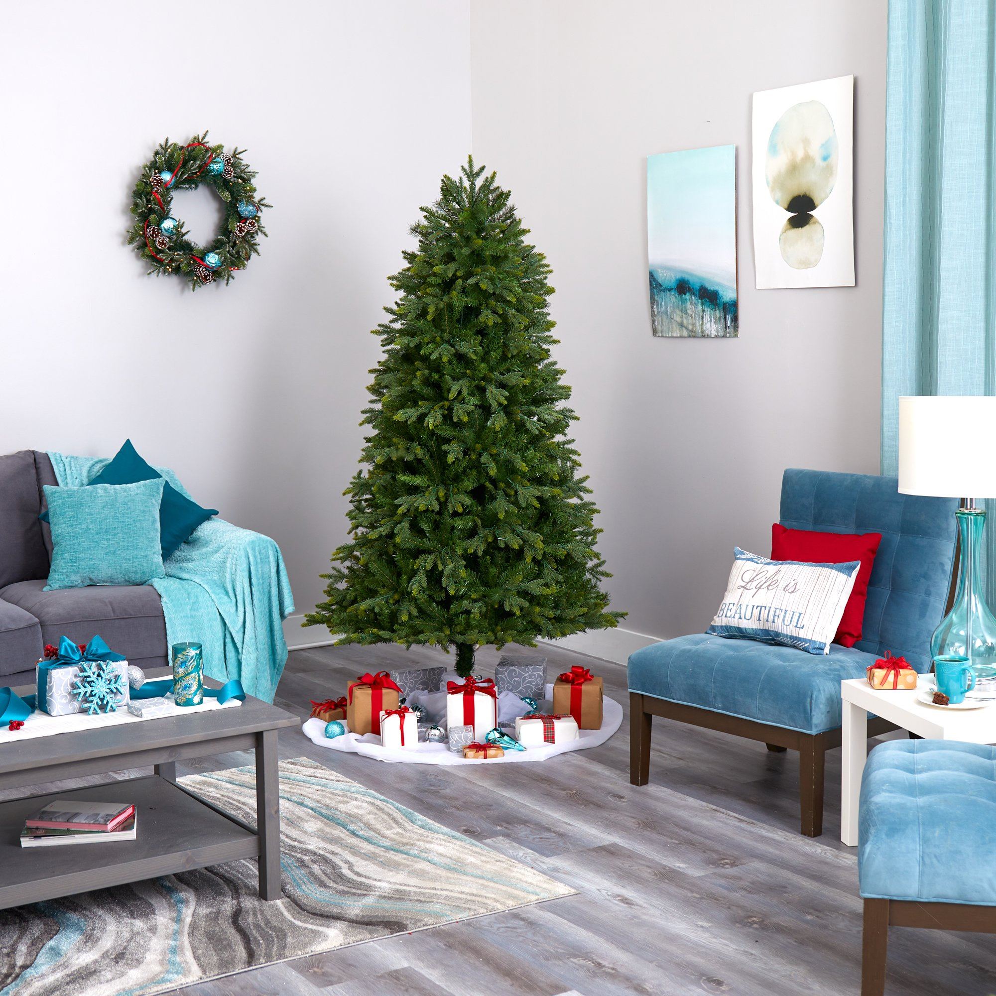 6.5' Oregon Fir Artificial Christmas Tree