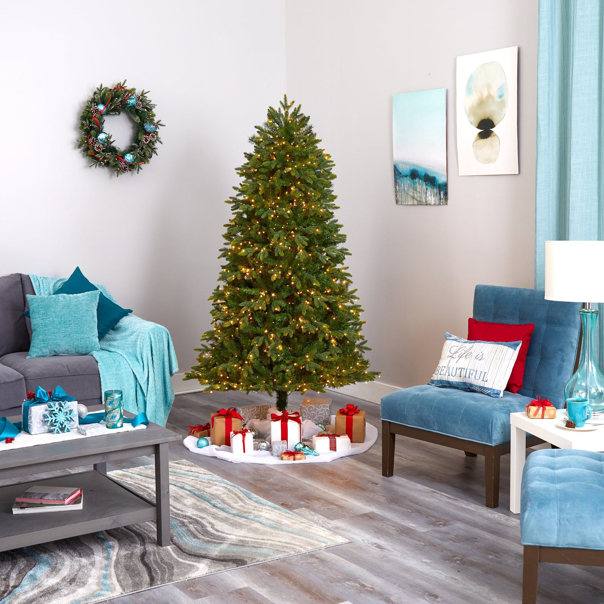 6.5' Oregon Fir Artificial Christmas Tree