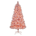 7' Holiday Pink Cashmere Christmas Tree with 300 lights and 599 Bendable Branches