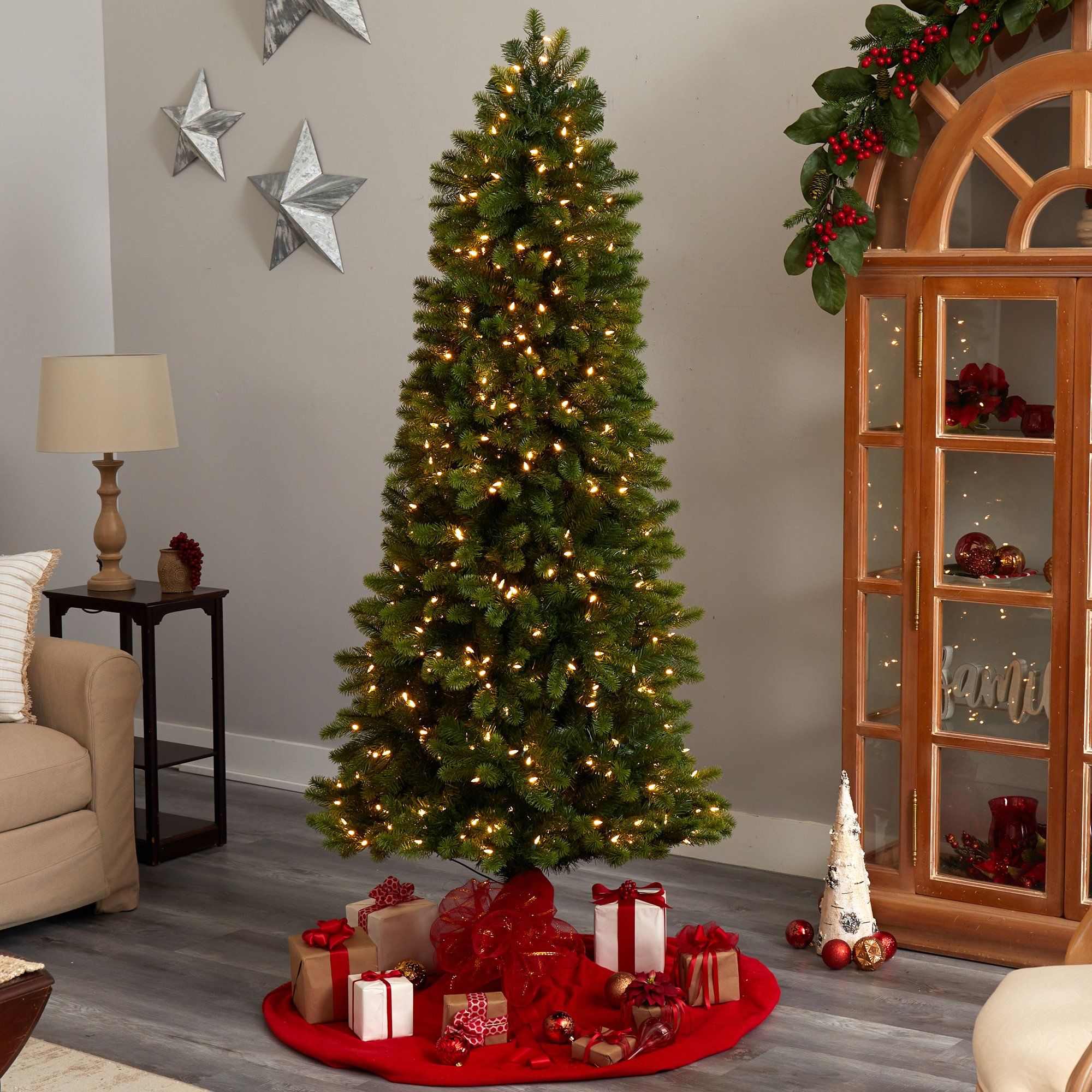 7’ Slim Virginia Spruce Artificial Christmas Tree