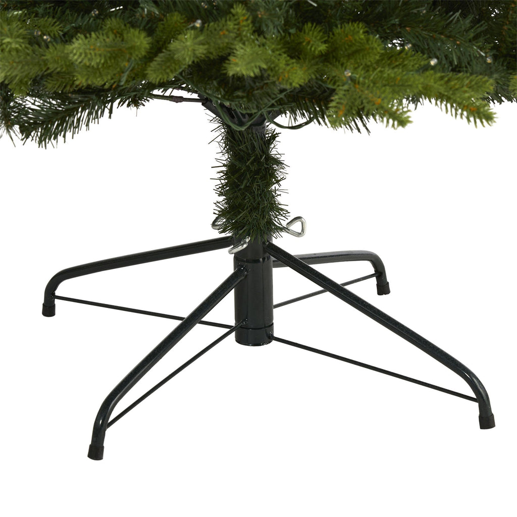 7.5’ Belgium Fir “Natural Look” Artificial Christmas Tree with 550 Clear LED Lights