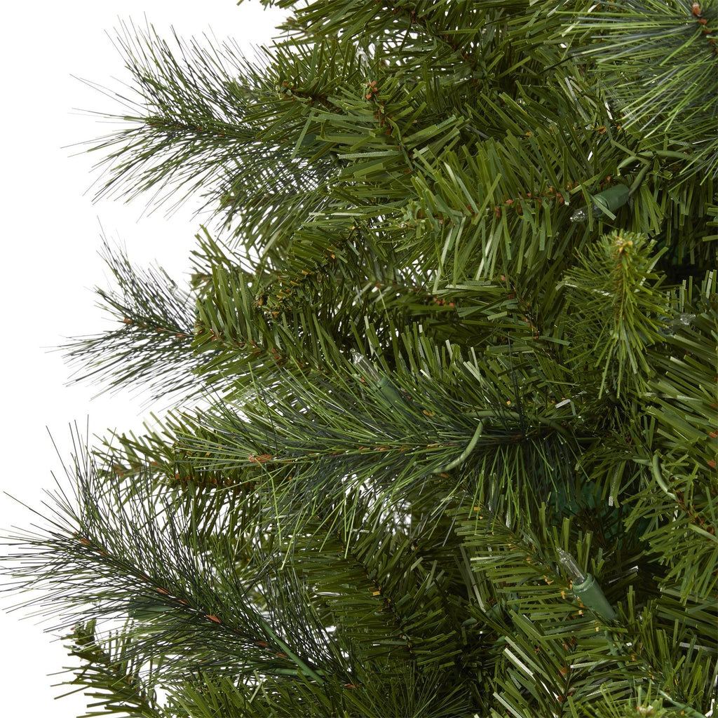 7.5' Mount Hood Spruce Artificial Christmas Tree with 450 Warm White Lights and 1285 Bendable Branches