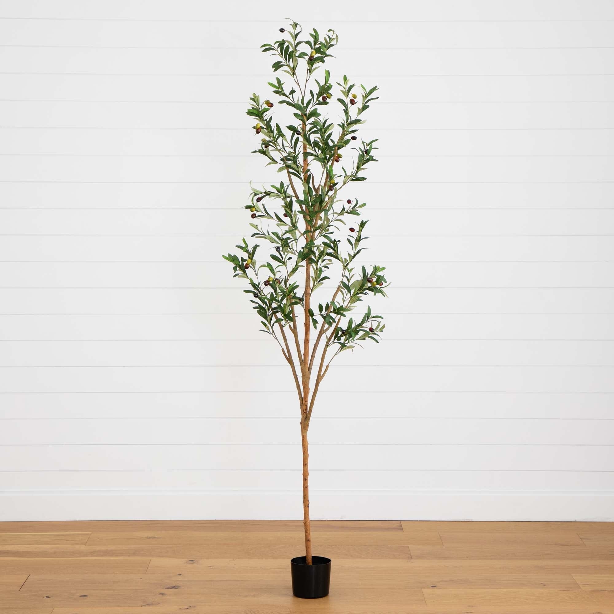 82” Artificial Olive Tree