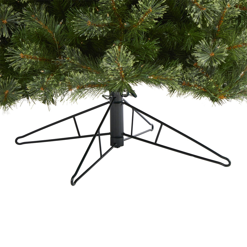 9' Cashmere Slim Artificial Christmas Tree with 550 Warm White Lights and 1308 Bendable Branches