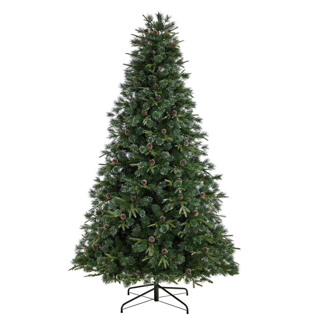 9’ Snowed Tipped Clermont Pine Artificial Christmas Tree