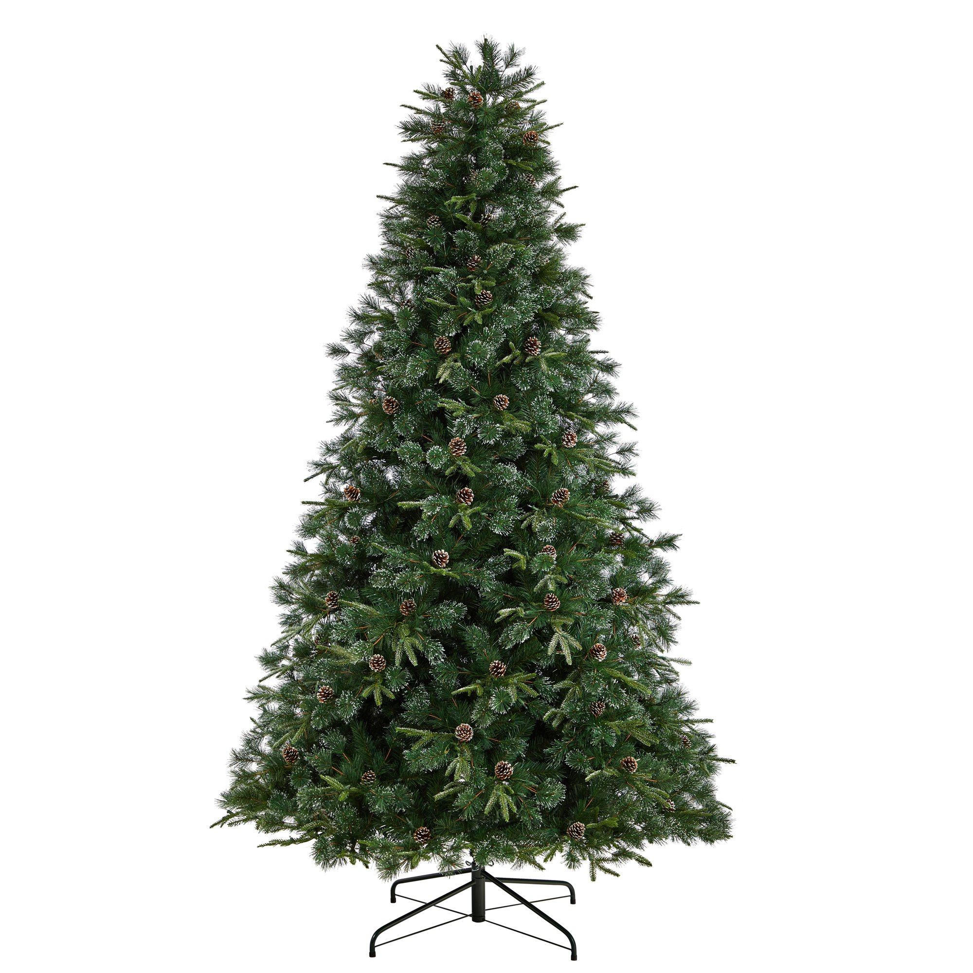 9’ Snowed Tipped Clermont Pine Artificial Christmas Tree