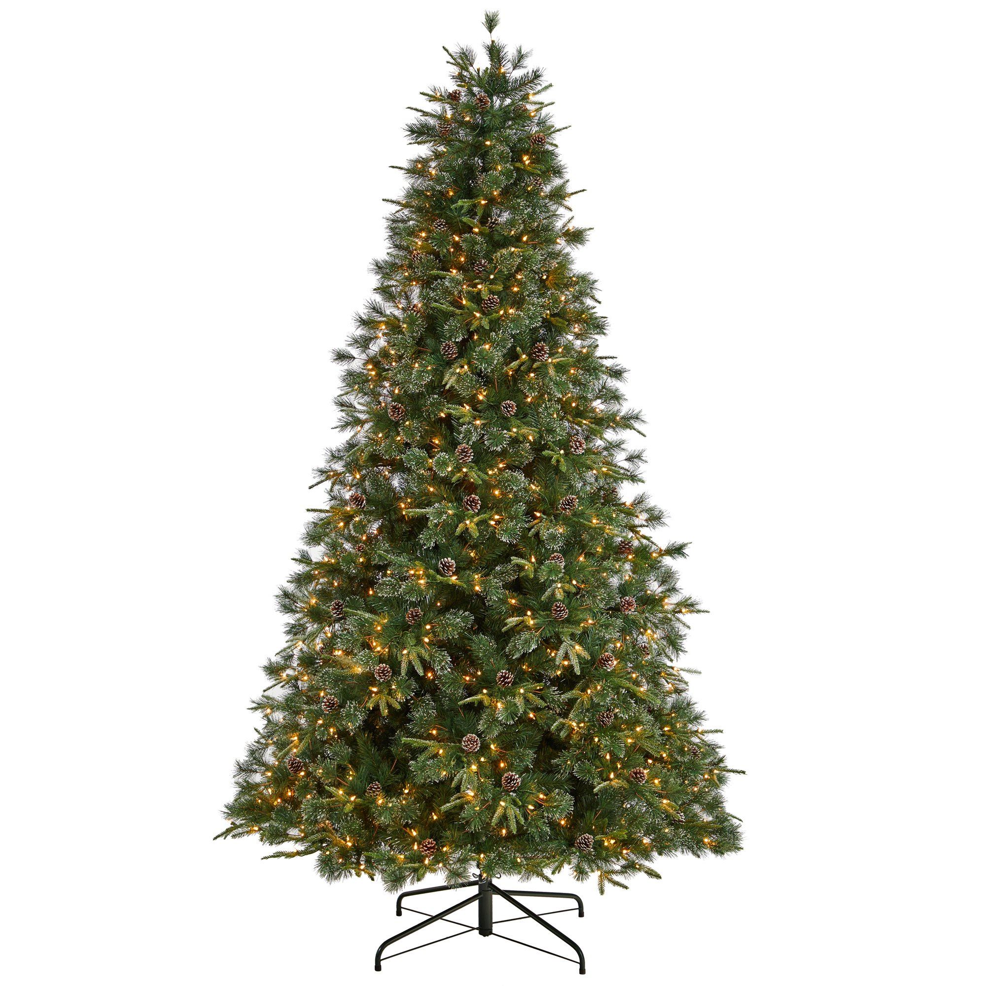 9’ Snowed Tipped Clermont Pine Artificial Christmas Tree