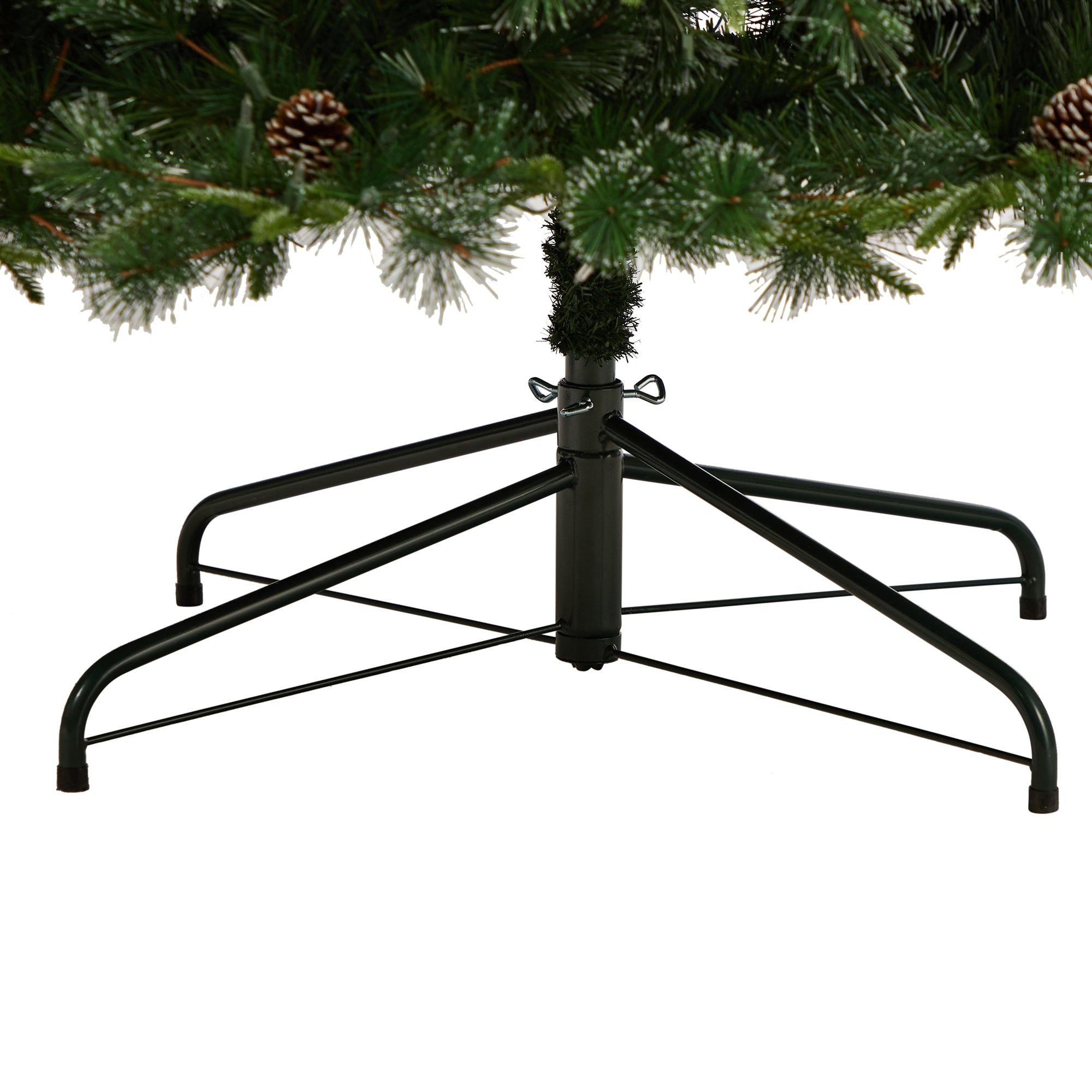 9’ Snowed Tipped Clermont Pine Artificial Christmas Tree