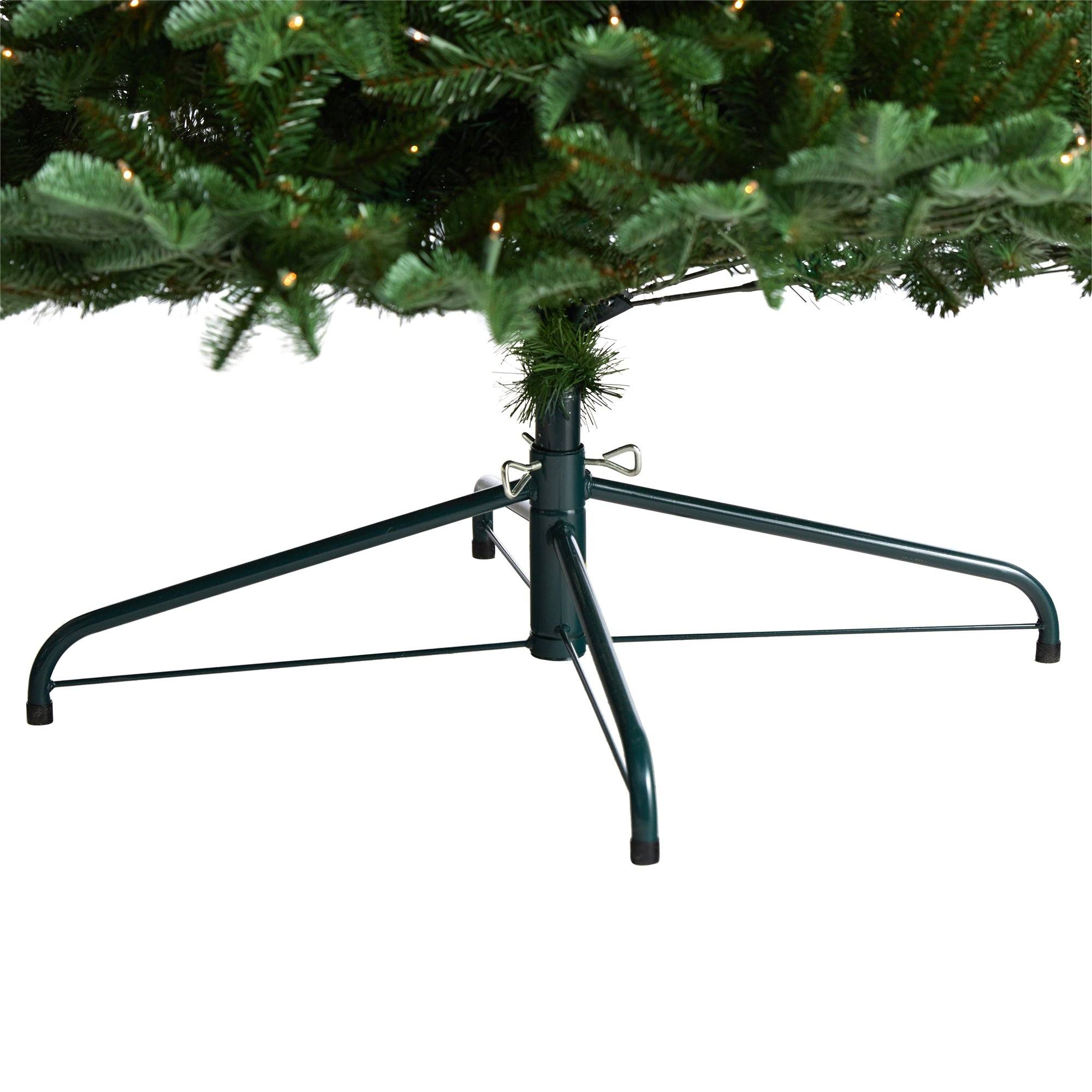 9’ South Carolina Fir Artificial Christmas Tree with 750 Clear LED Lights and 3334 Bendable Branches