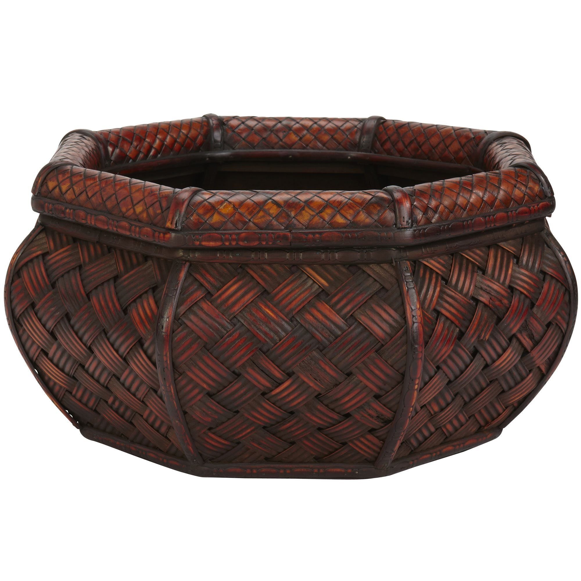 Rounded Ocatagon Decorative Planters (Set of 2)