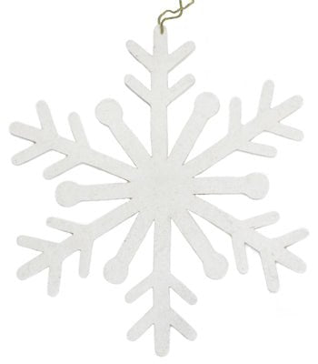 Artisan Assorted Wooden Snowflake Christmas Ornament- Set of 8 Arcadia Home
