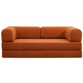 Estelle Orange Corduroy Daybed