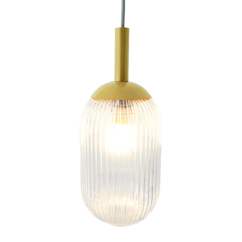 Gemma Pendant Lamp - Gold and Clear