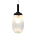 Giza Pendant Lamp - Black and Clear
