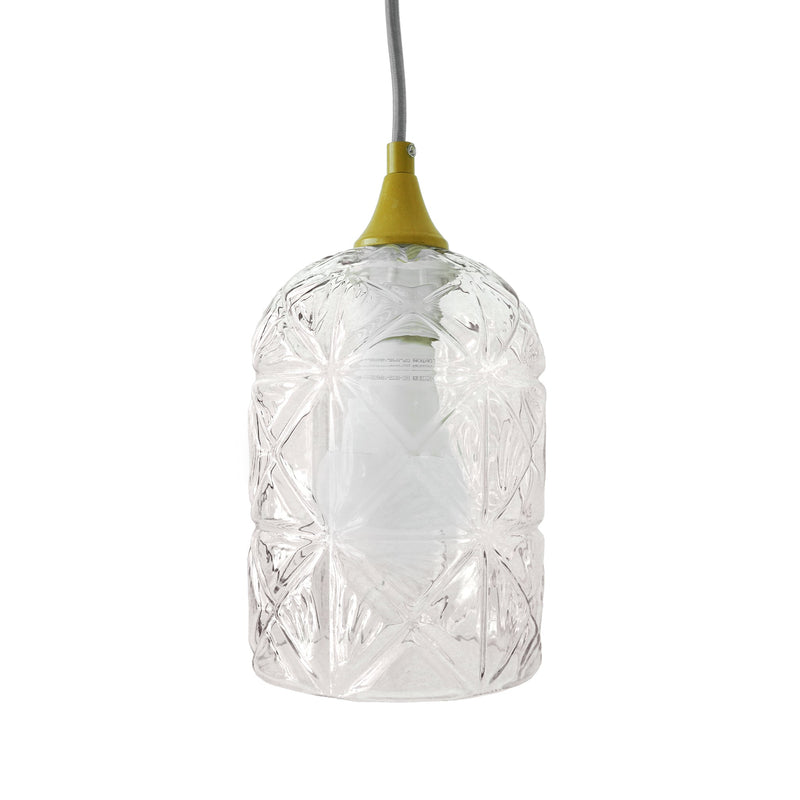 Glowline Pendant Lamp - Gold and Clear