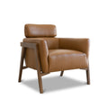 Kayson Tan Leather Lounge Chair