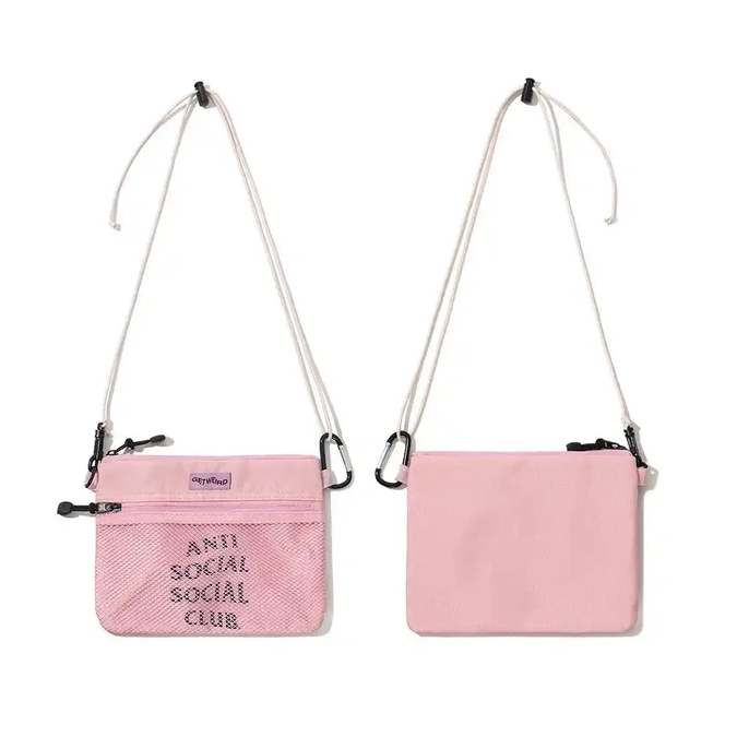 Anti Social Social Club My Bad Pink Shoulder Bag