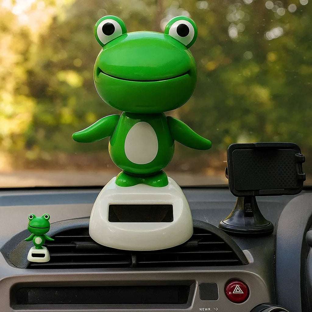 FrogDance Solar Bobblehead