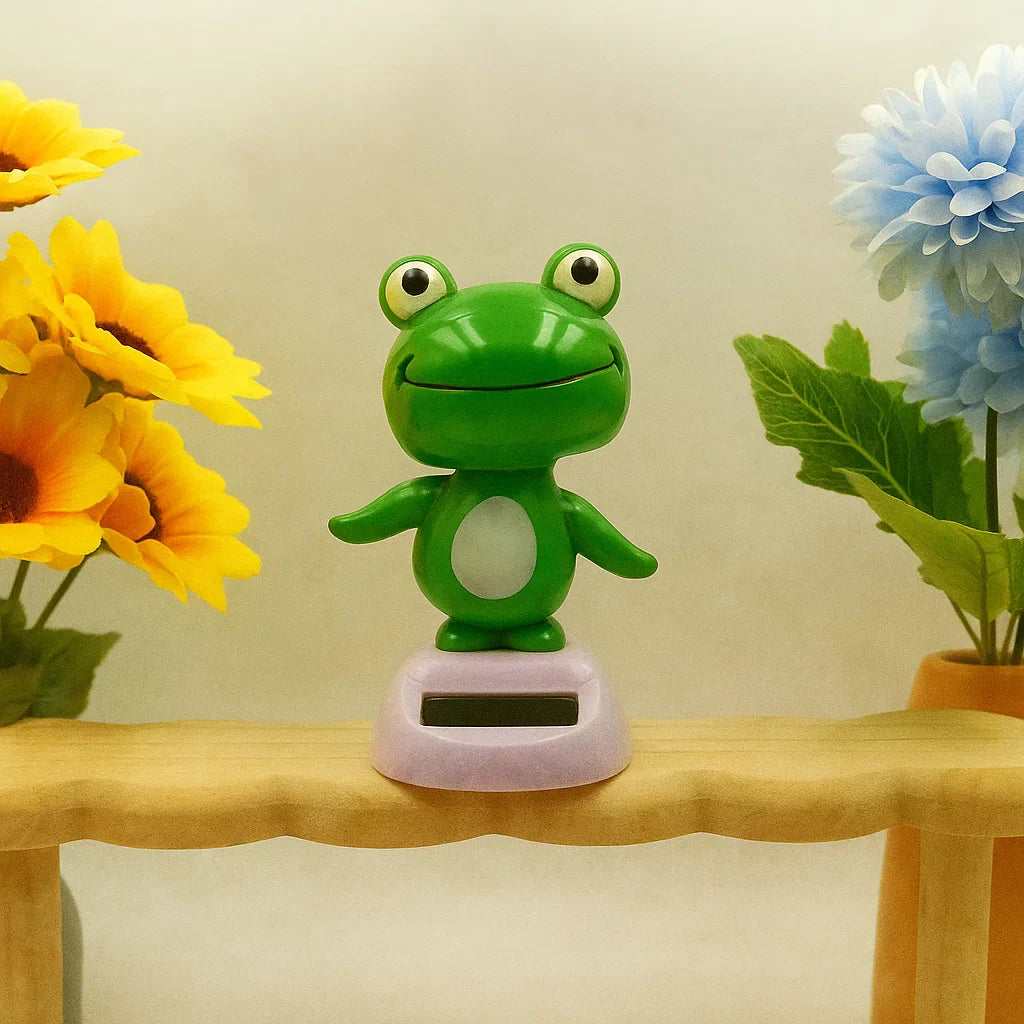 FrogDance Solar Bobblehead