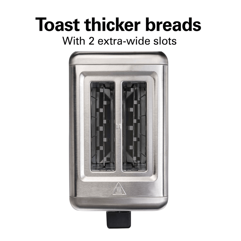 Hamilton Beach Brushed Stainless Wide-Slot 2-Slice Toaster