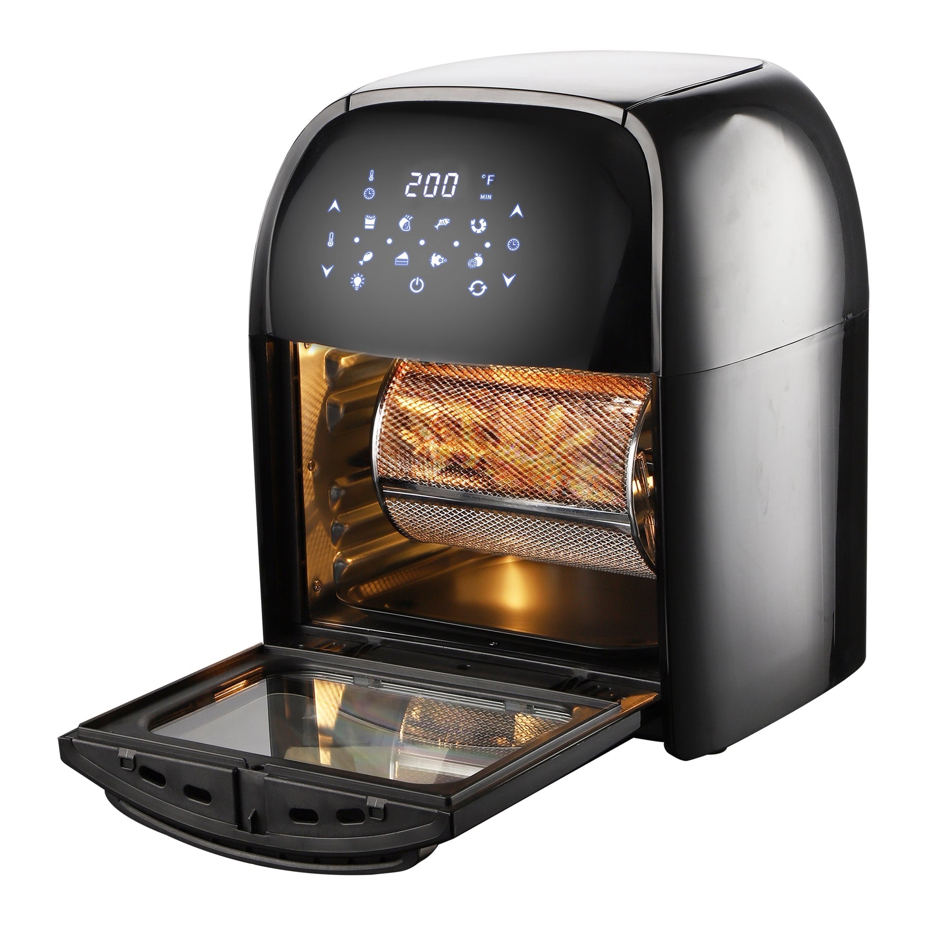 Supersonic National 3-In-1 12 Qt Air Fryer - Dehydrator - Rotisserie Oven (NA-3004AFR)