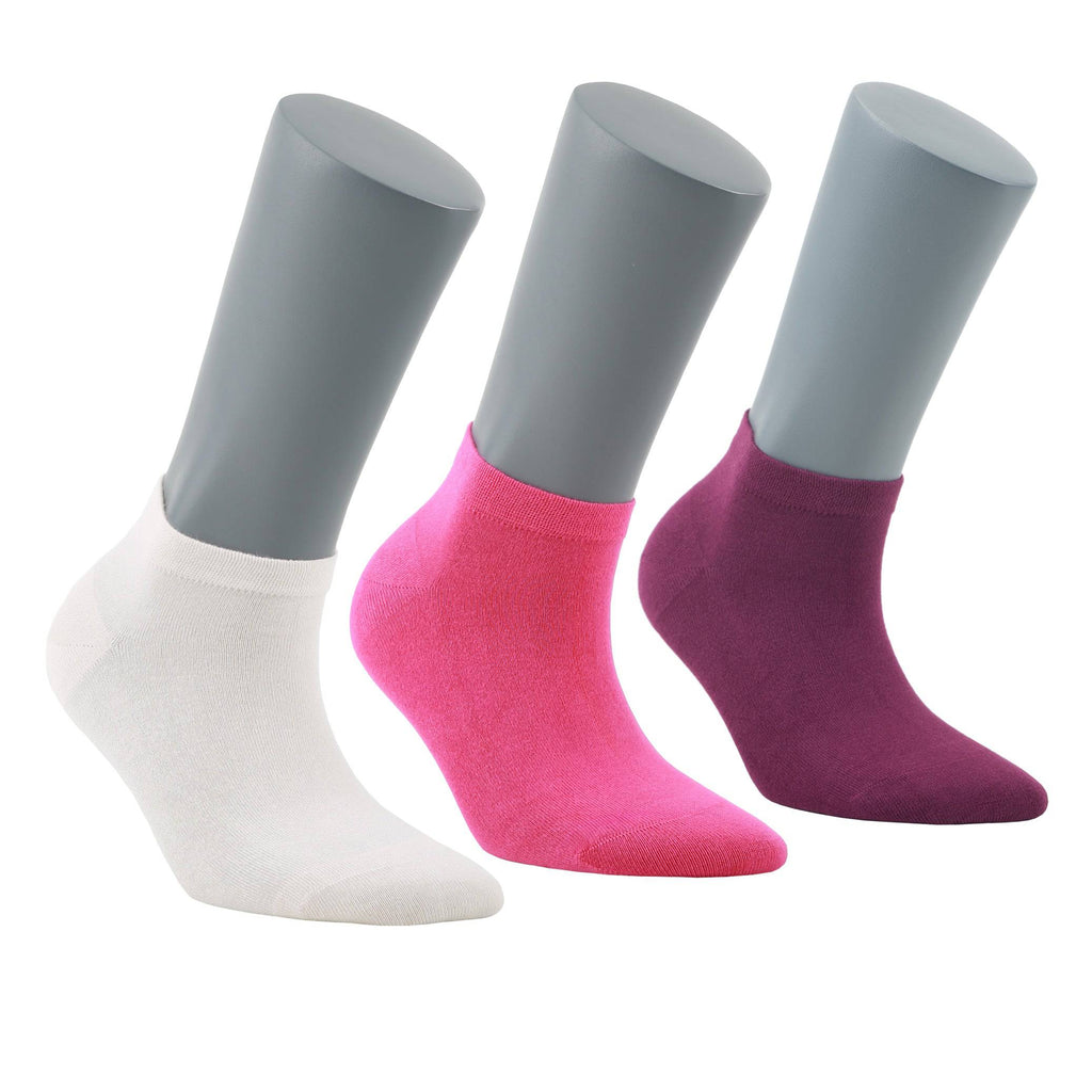 Women’s Bamboo Ankle Socks 12-Pack - 545