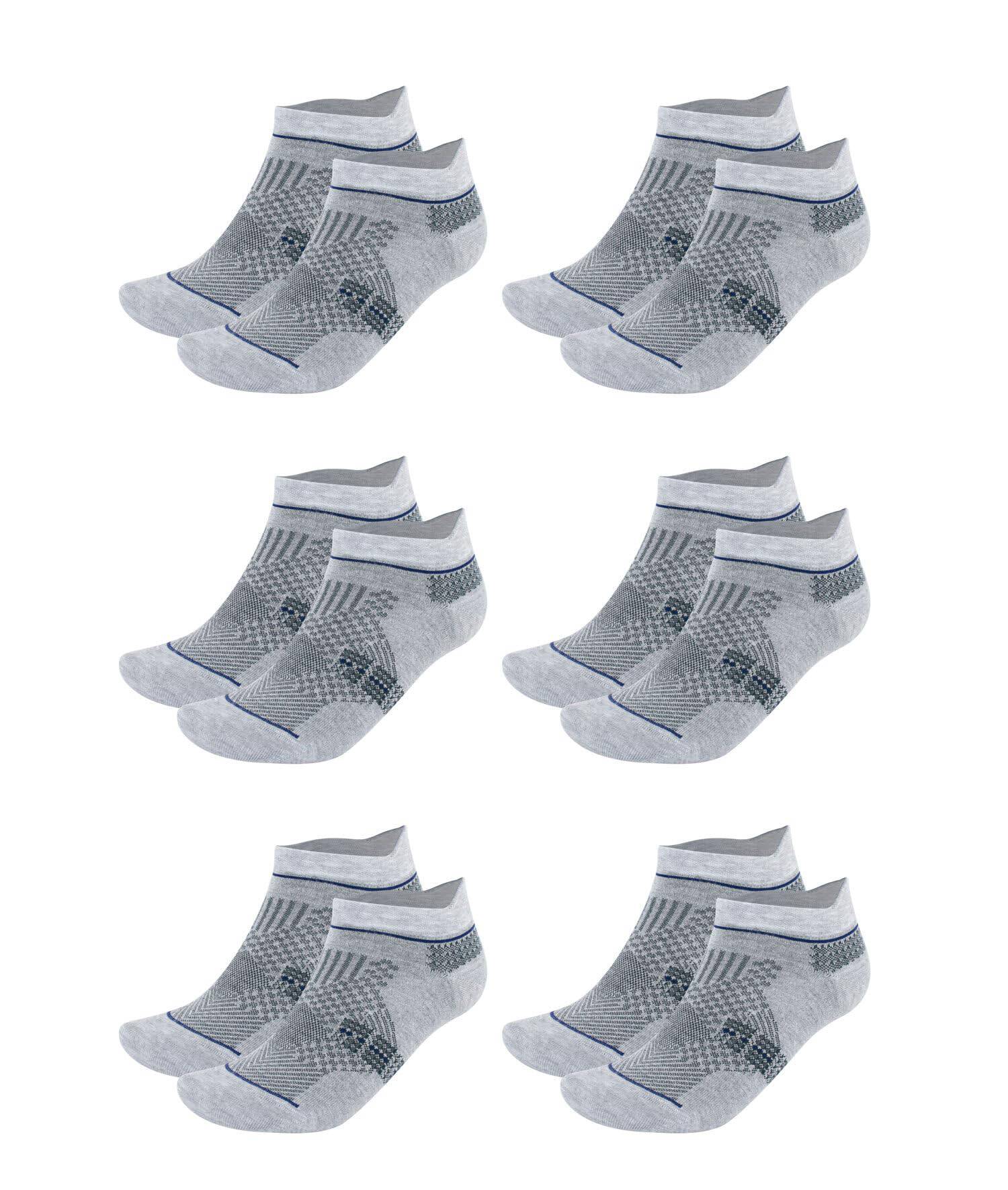 Men's & Women's Bamboo Ankle Socks 6-Pack