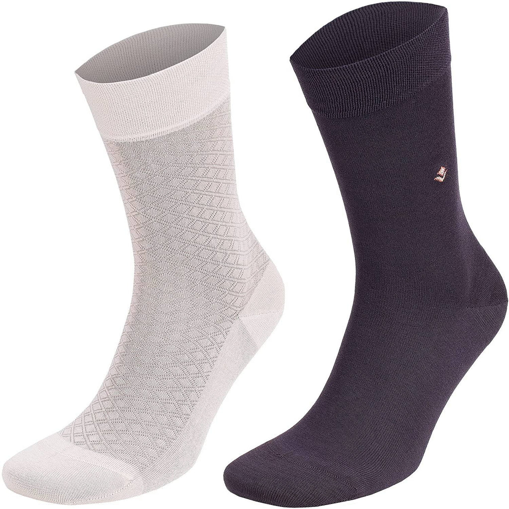 Men’s Bamboo Lightweight Dress & Trouser Socks – 8-Pack | Odor-Free, Breathable, Premium Comfort - 543