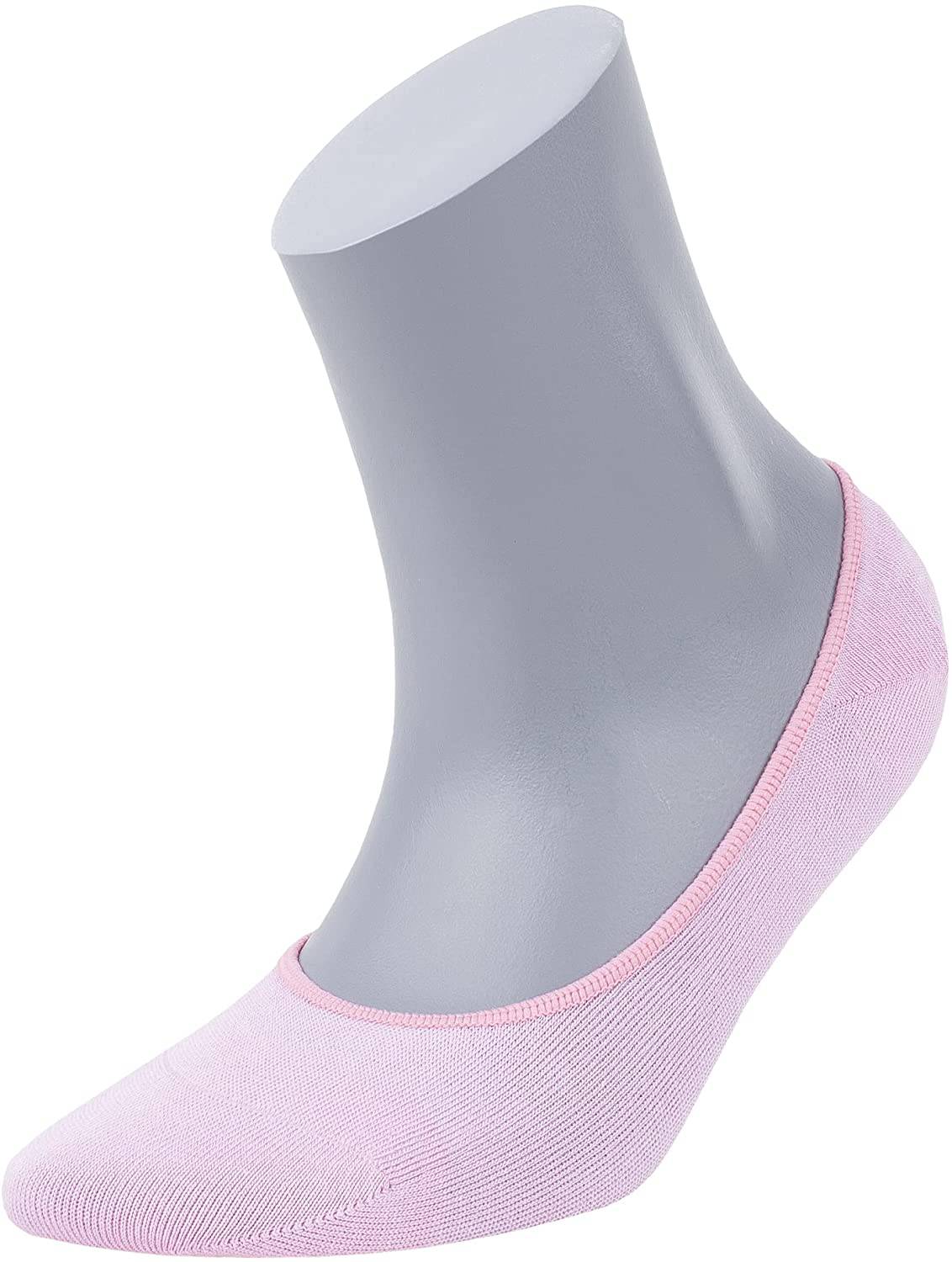 Women’s Bamboo No-Show Socks 6-Pack | Invisible, Breathable, Moisture-Wicking Socks - 612